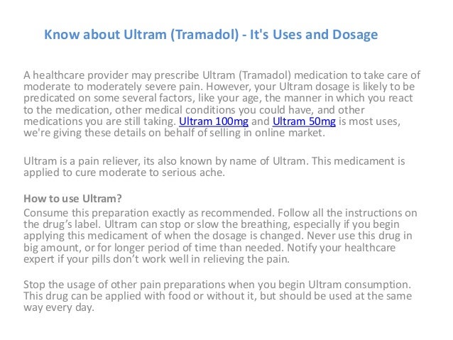 Tramadol 100mg