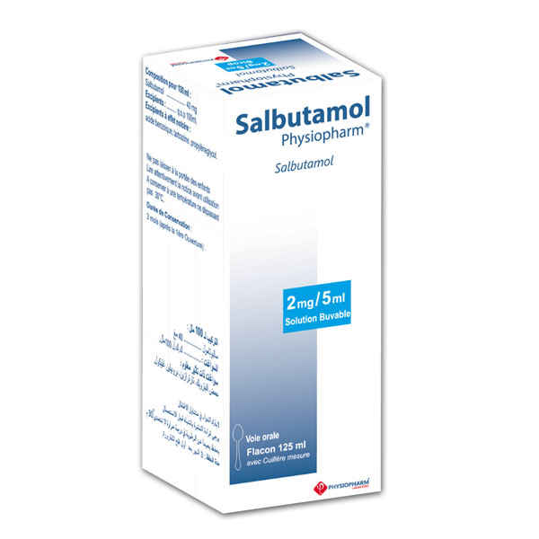 Le prix de salbutamol
