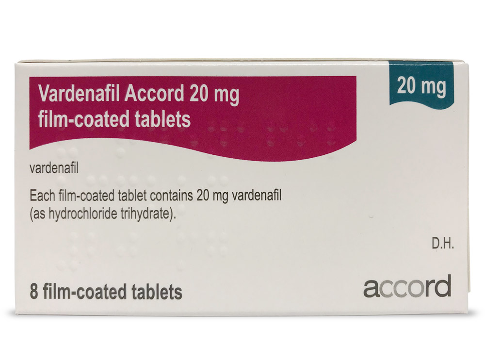 Vardenafil 20 mg zentiva