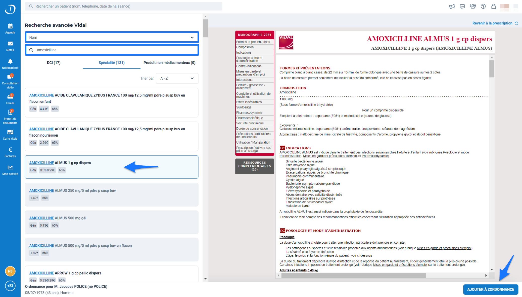 Amoxicilline online acheter