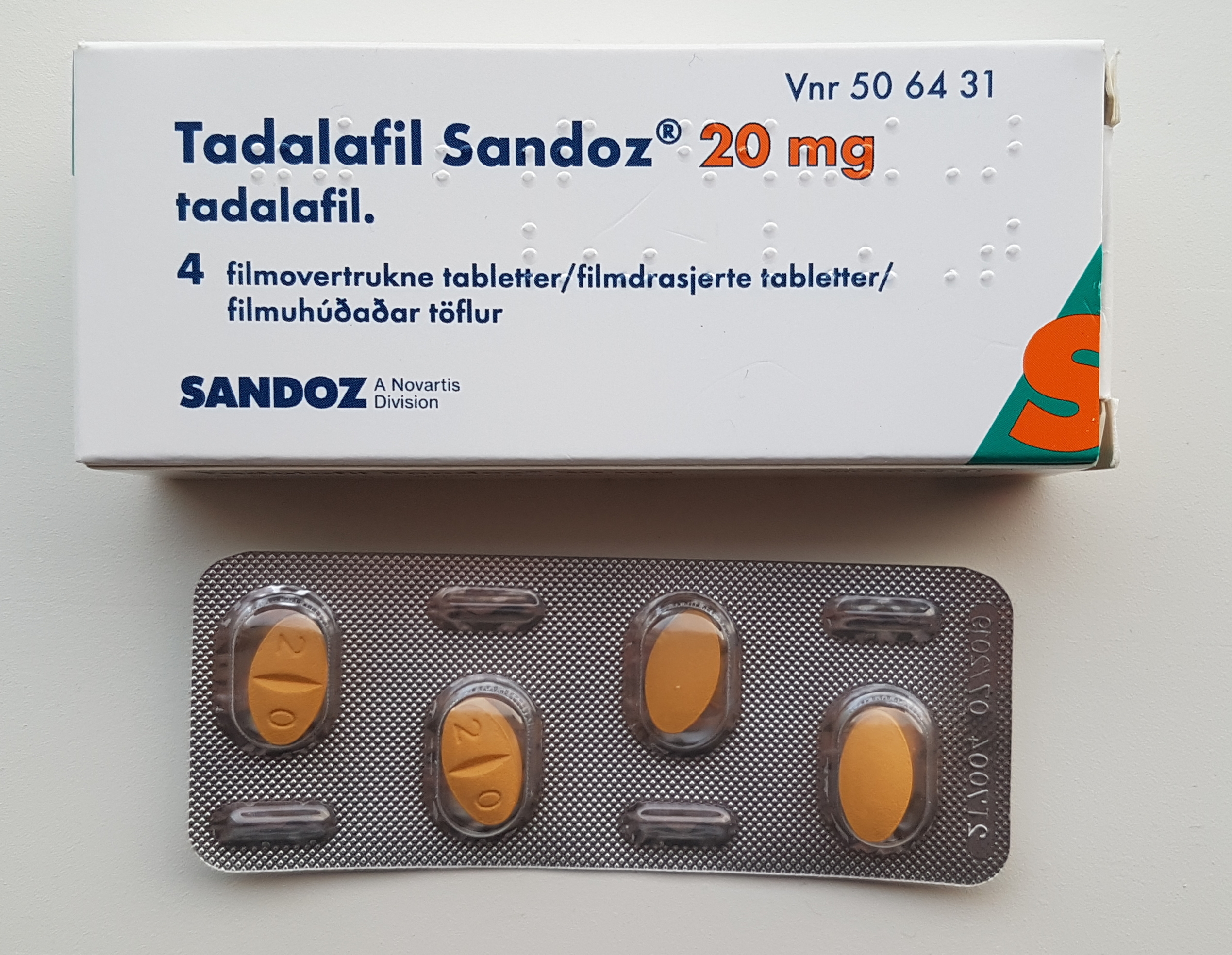 Tadalafil sandoz 20 mg online