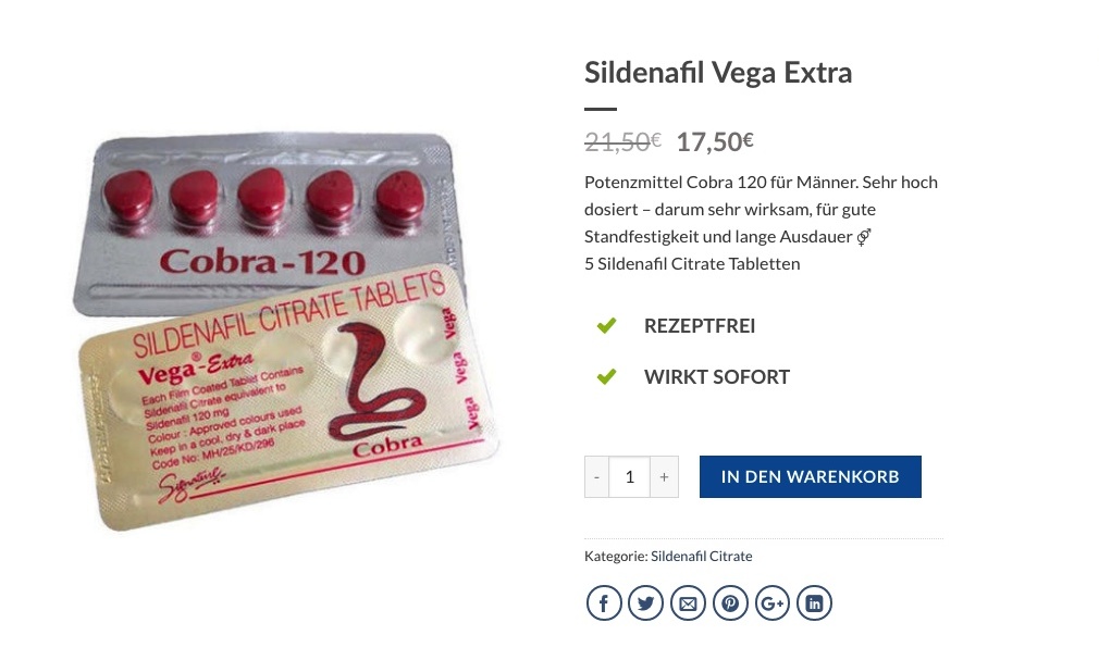 Sildenafil vega extra 120 mg