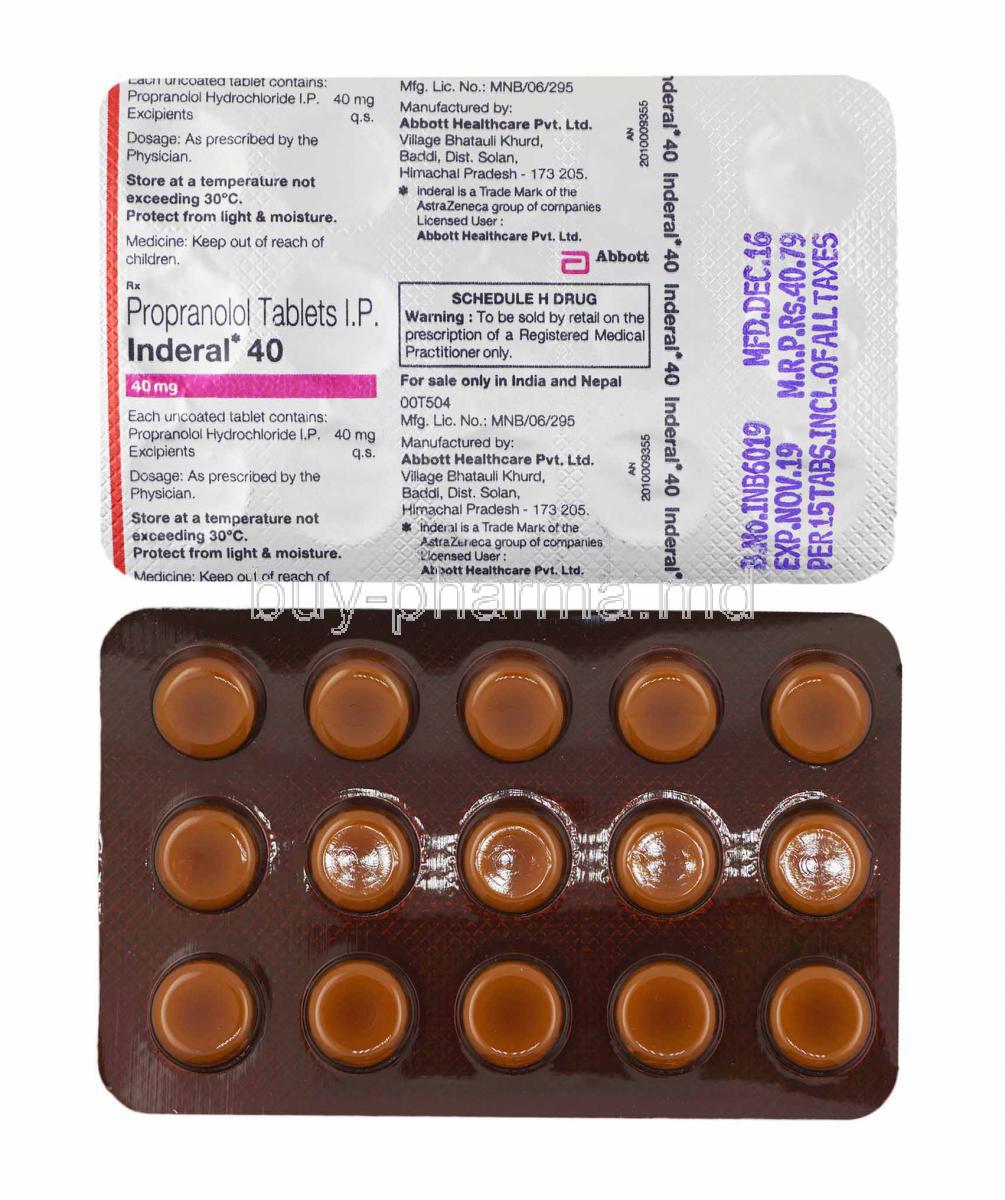 Propranolol 10mg cmi