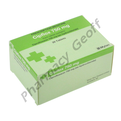 Ciprofloxacin hcl 750mg