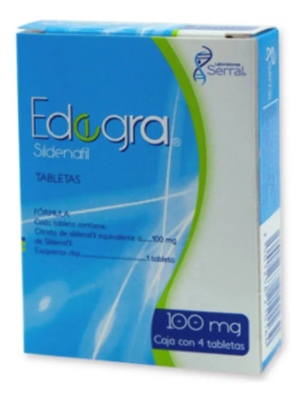 Sildenafil 100 mg 4 tabletas