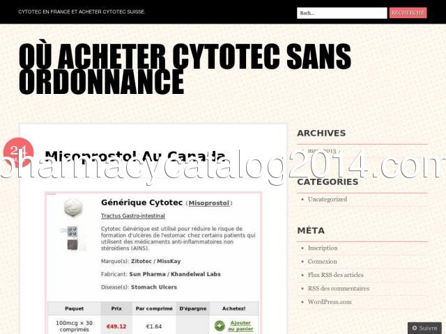 Vente cytotec en france