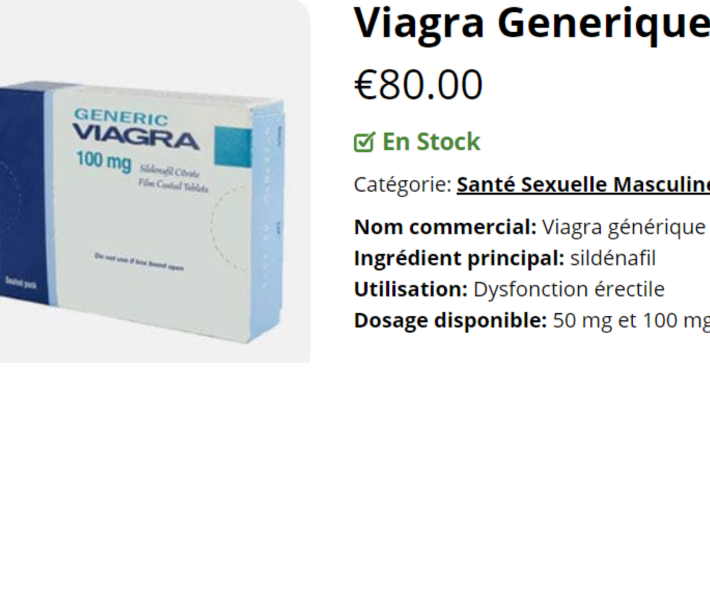 Commander du sildenafil generique